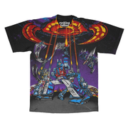 The Transformers The Movie / Beyond Good Beyond Evil. (One Sheet All Over Print T-Shirt / Timed Edition)